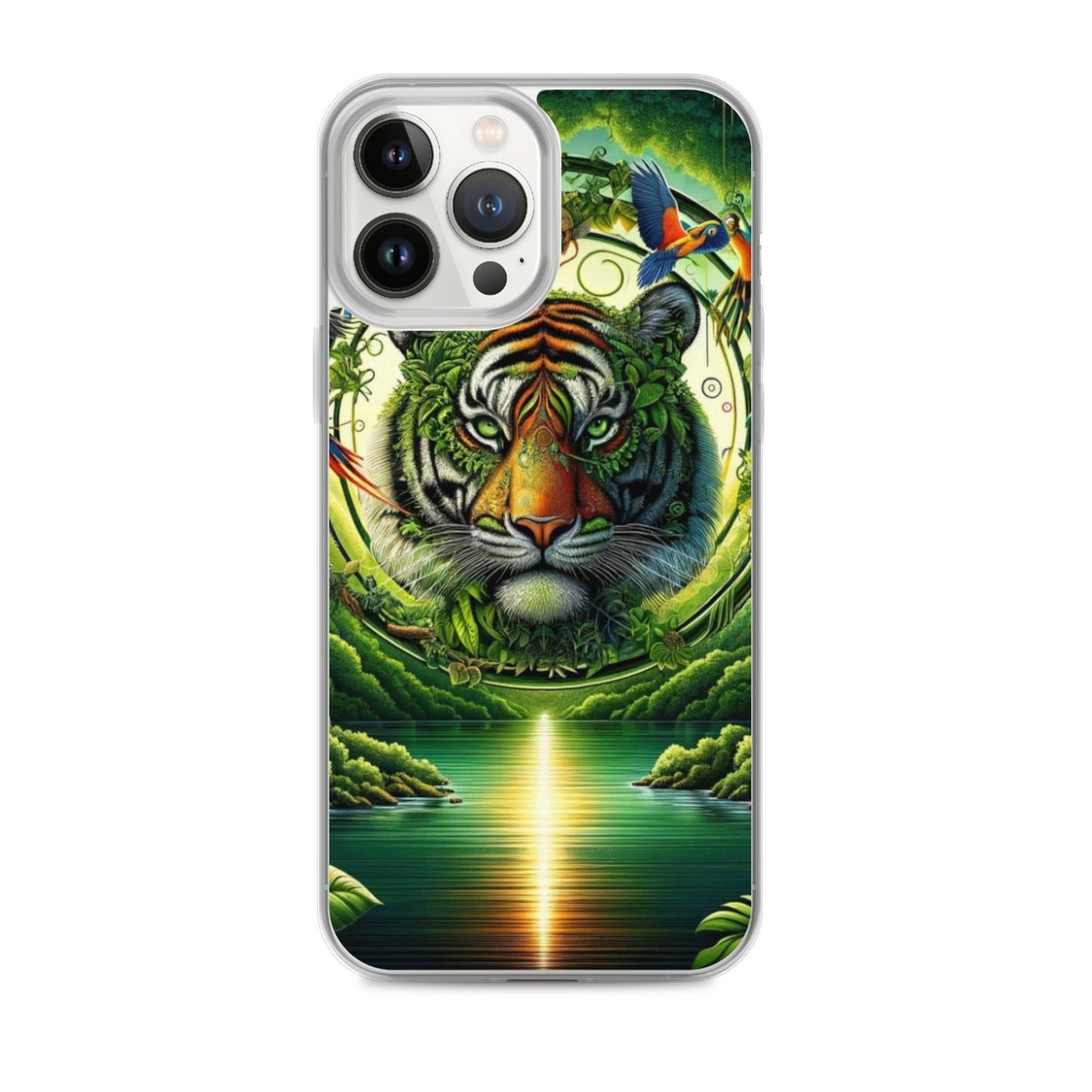 Clear iPhone Case - Vibrant & Natural Tiger