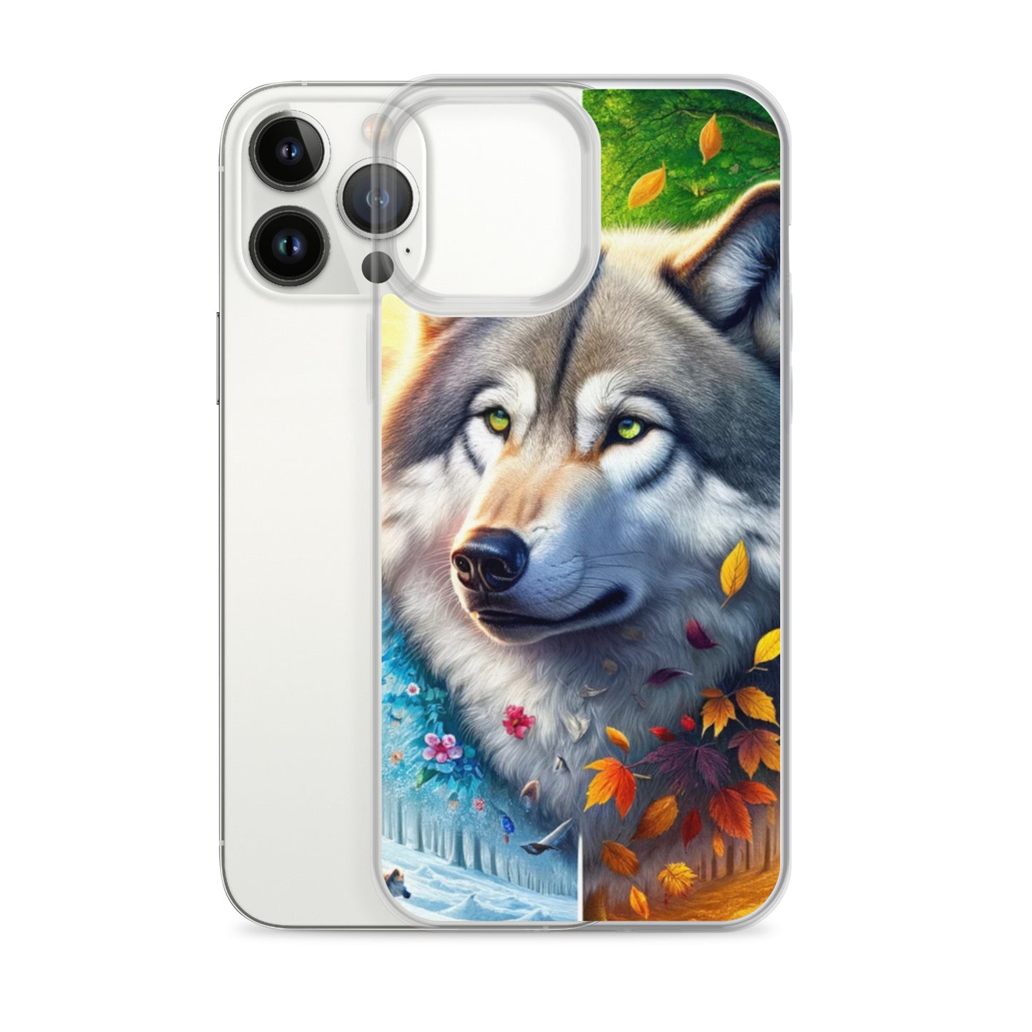 Clear iPhone Case - Wolves of the Wild