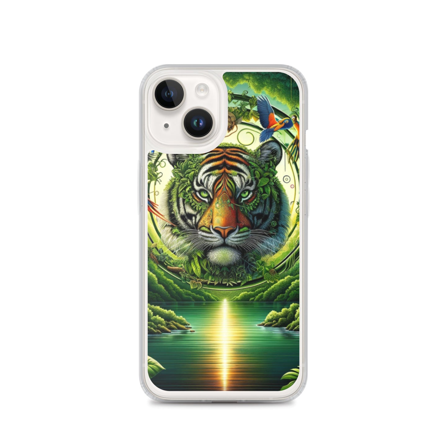 Clear iPhone Case - Vibrant & Natural Tiger
