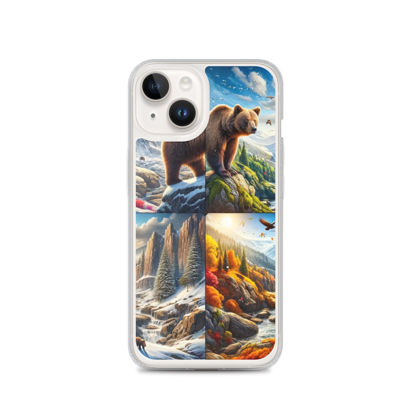 Clear iPhone Case - Seasons of the Bear
