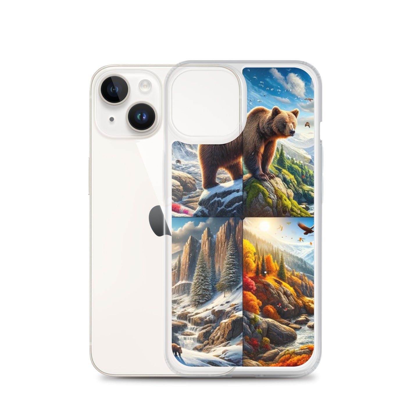 Clear iPhone Case - Seasons of the Bear