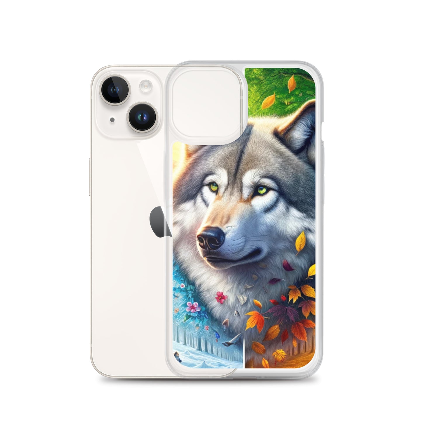 Clear iPhone Case - Wolves of the Wild