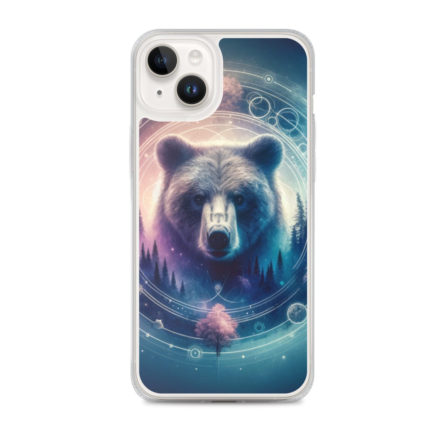 Clear iPhone Case - Dreamy Bear