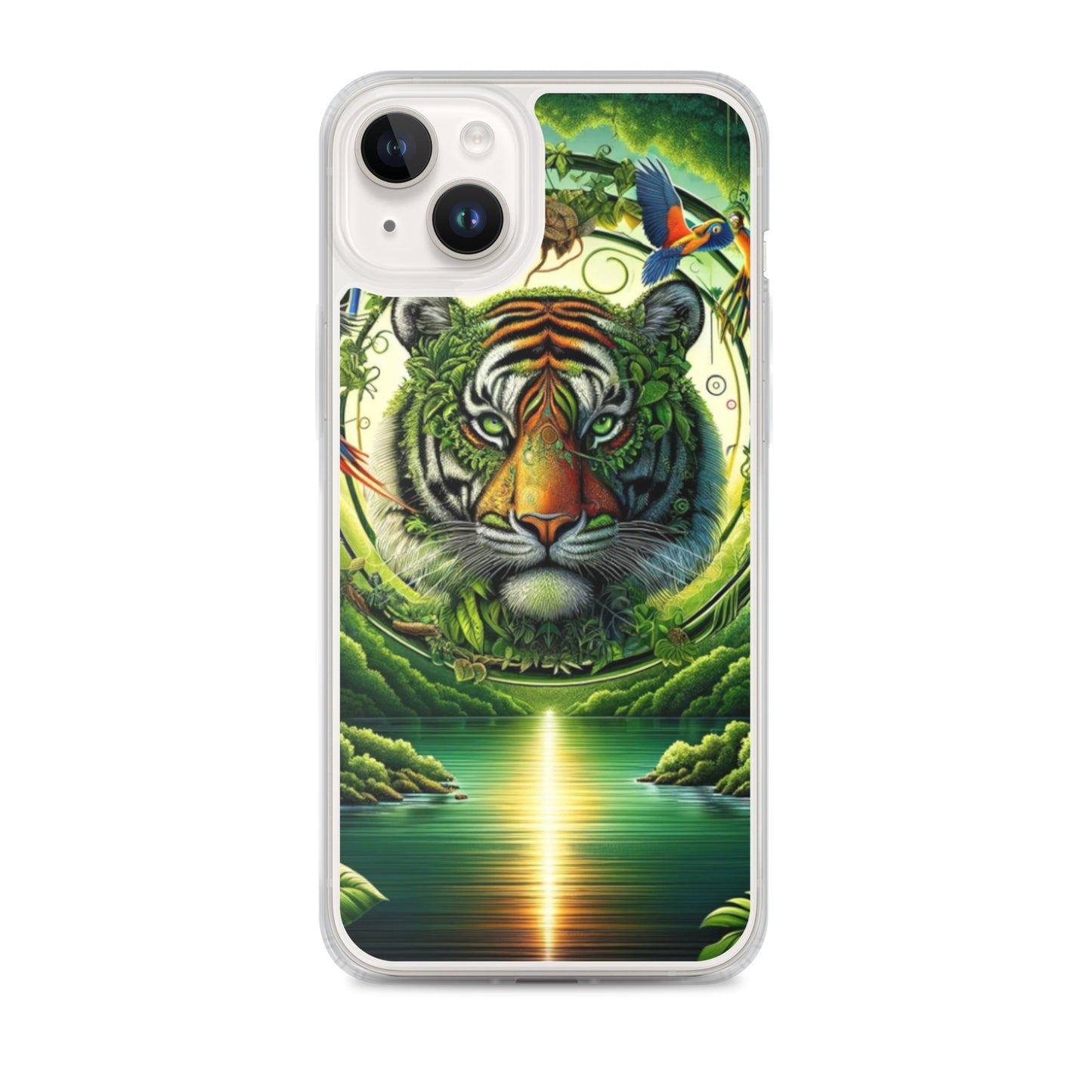 Clear iPhone Case - Vibrant & Natural Tiger
