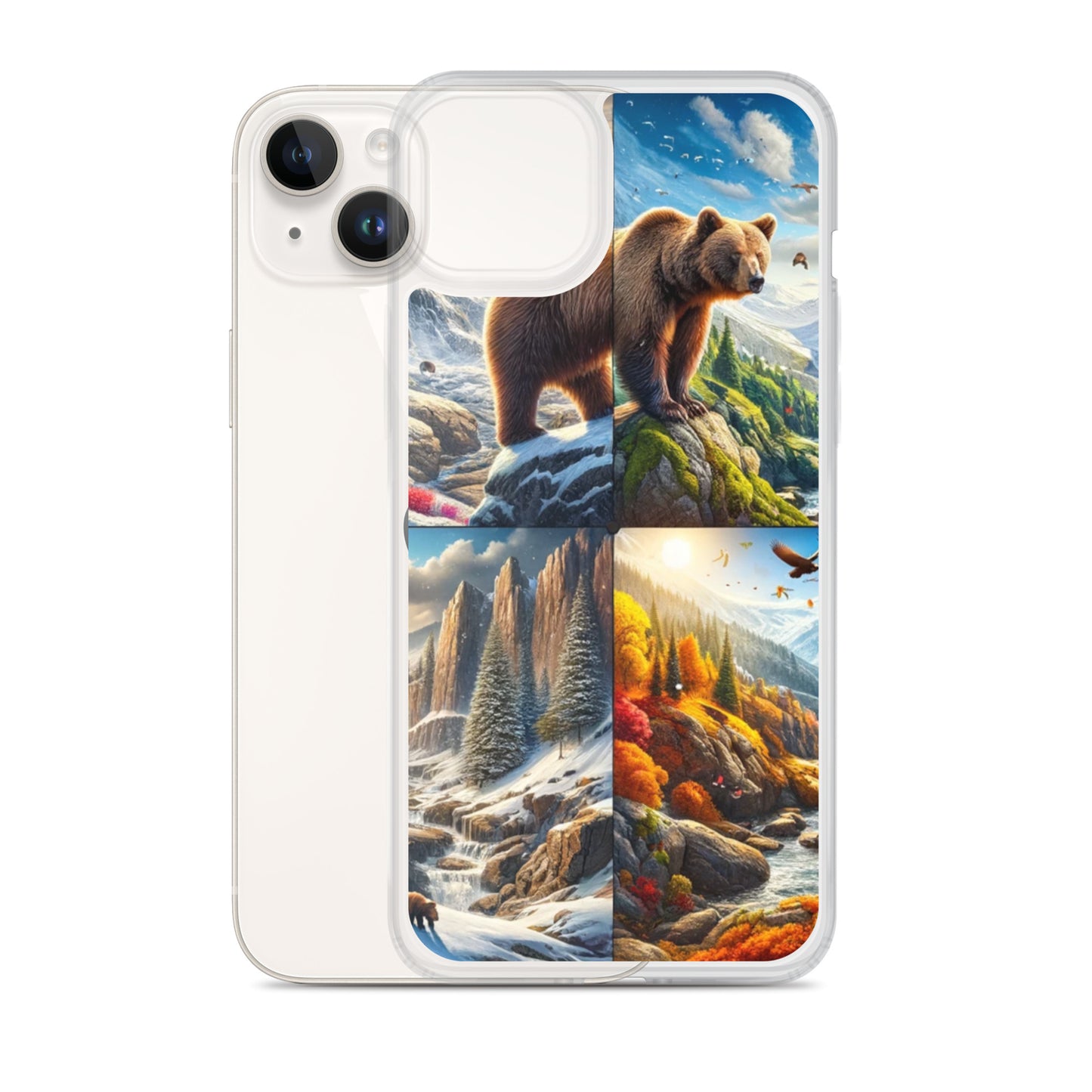 Clear iPhone Case - Seasons of the Bear