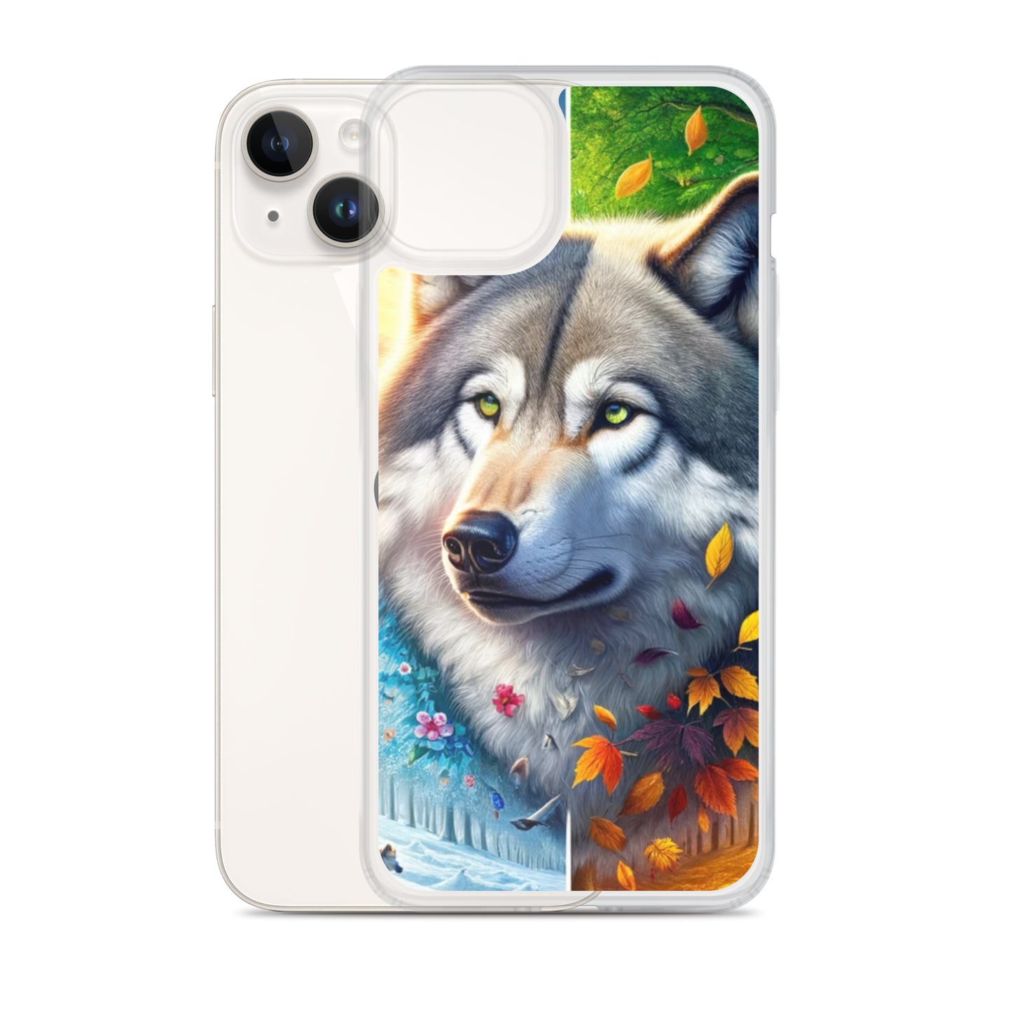 Clear iPhone Case - Wolves of the Wild