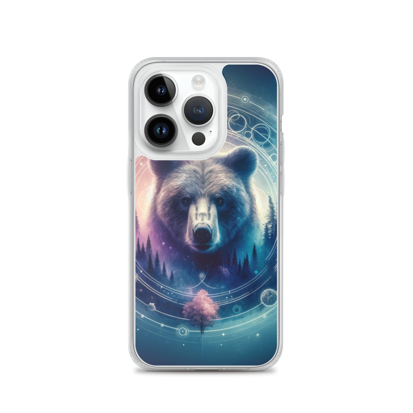 Clear iPhone Case - Dreamy Bear