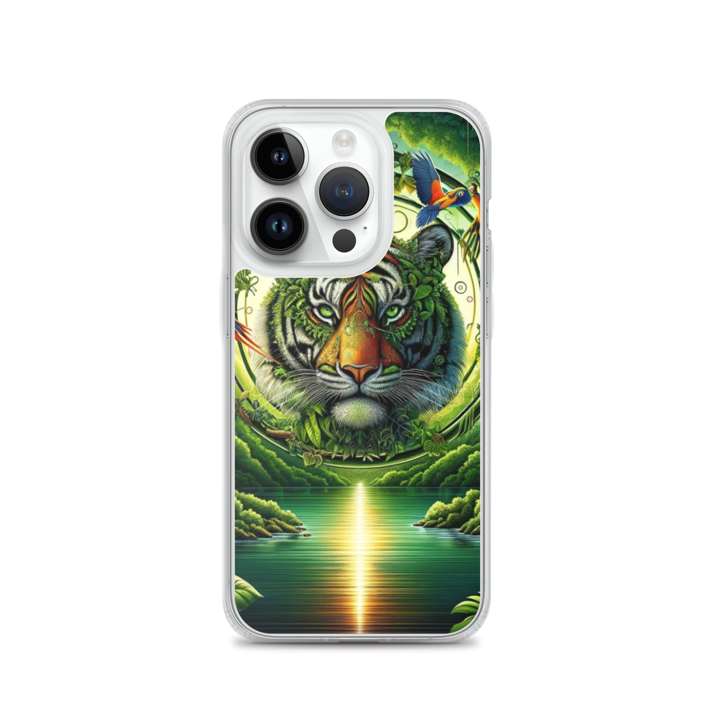 Clear iPhone Case - Vibrant & Natural Tiger