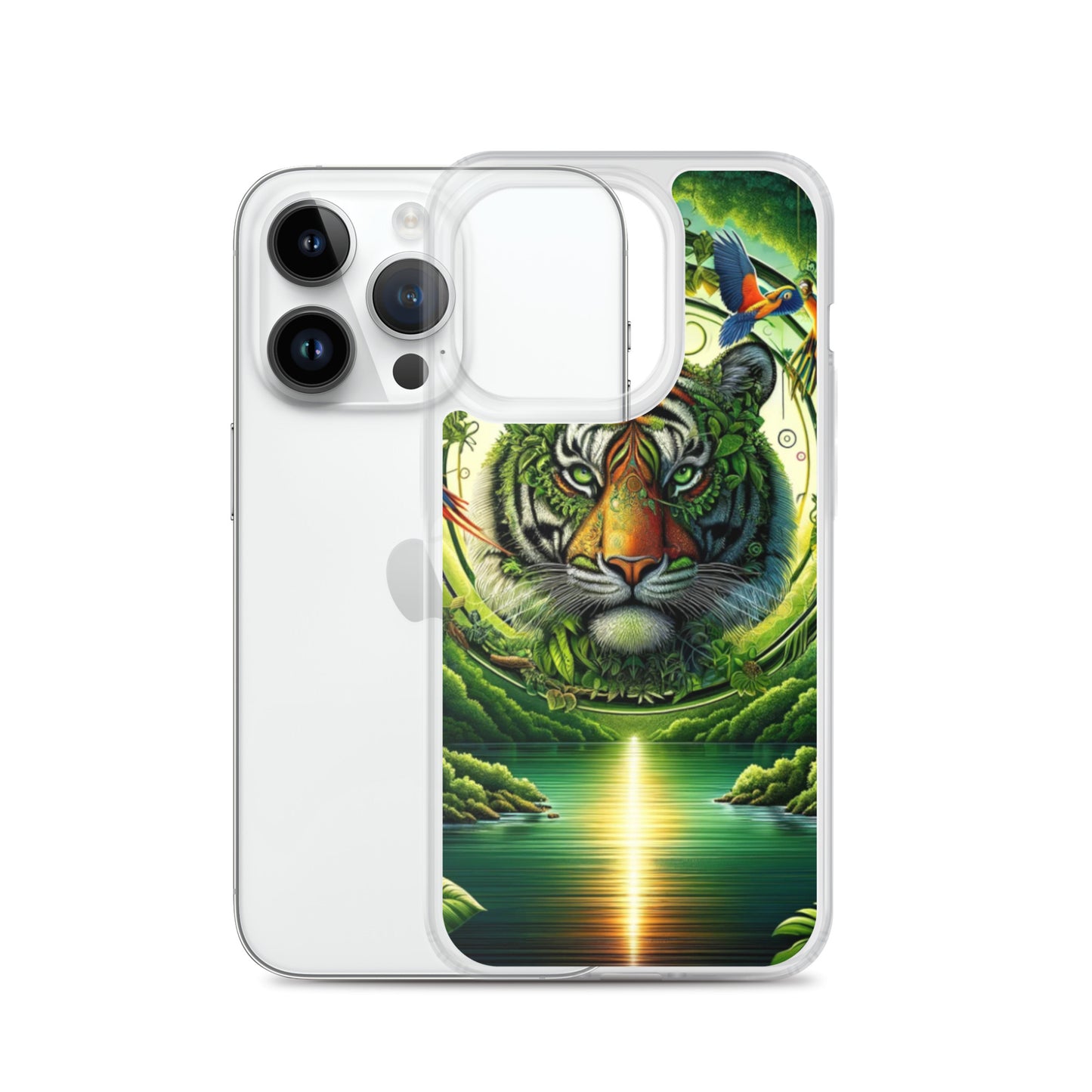 Clear iPhone Case - Vibrant & Natural Tiger