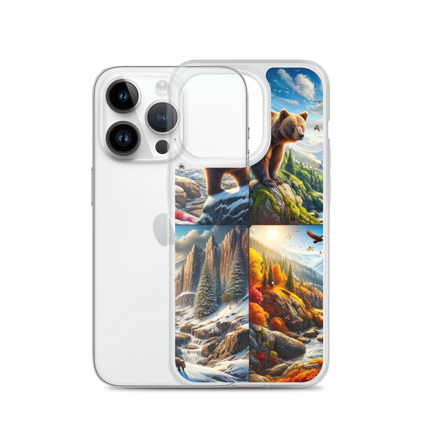 Clear iPhone Case - Seasons of the Bear
