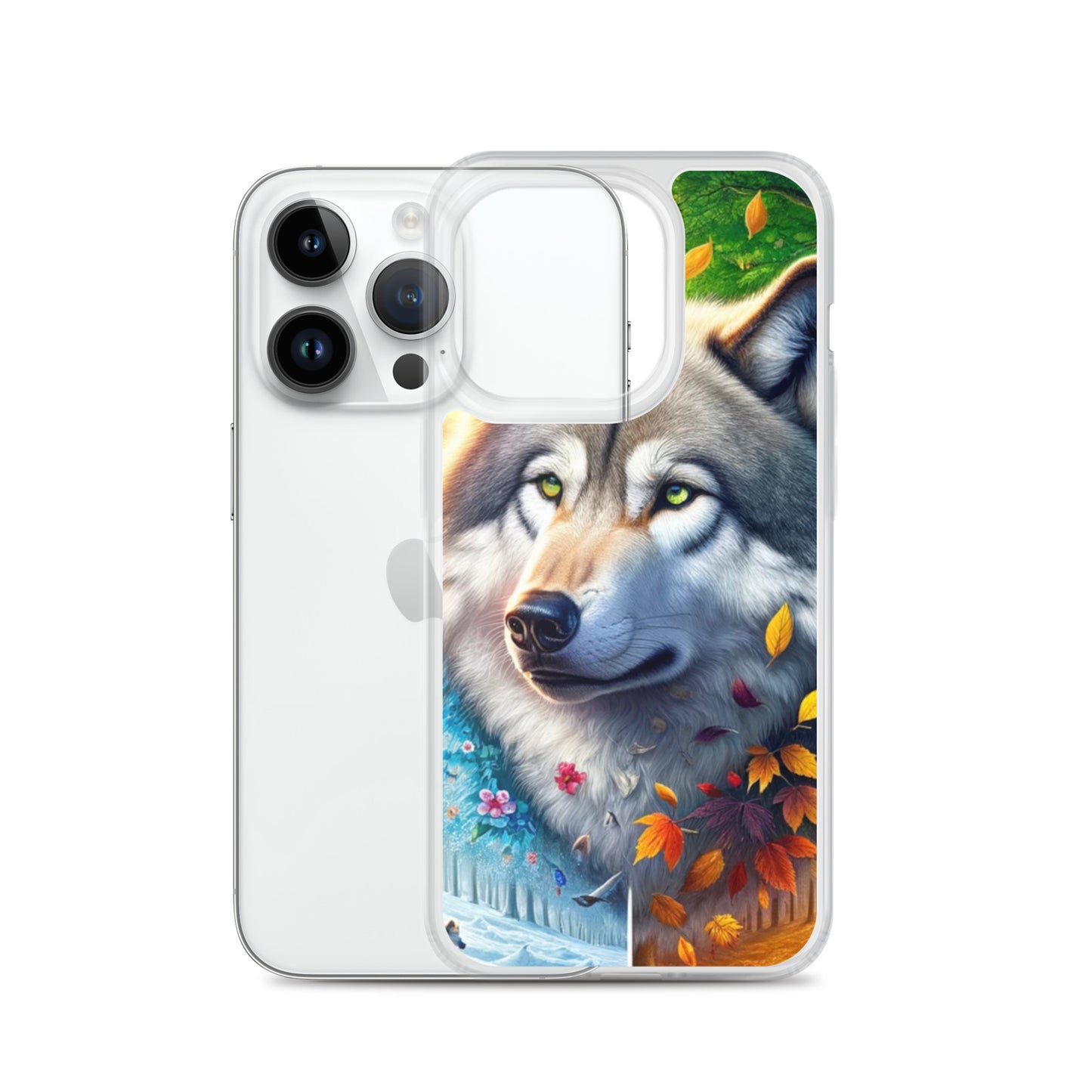 Clear iPhone Case - Wolves of the Wild