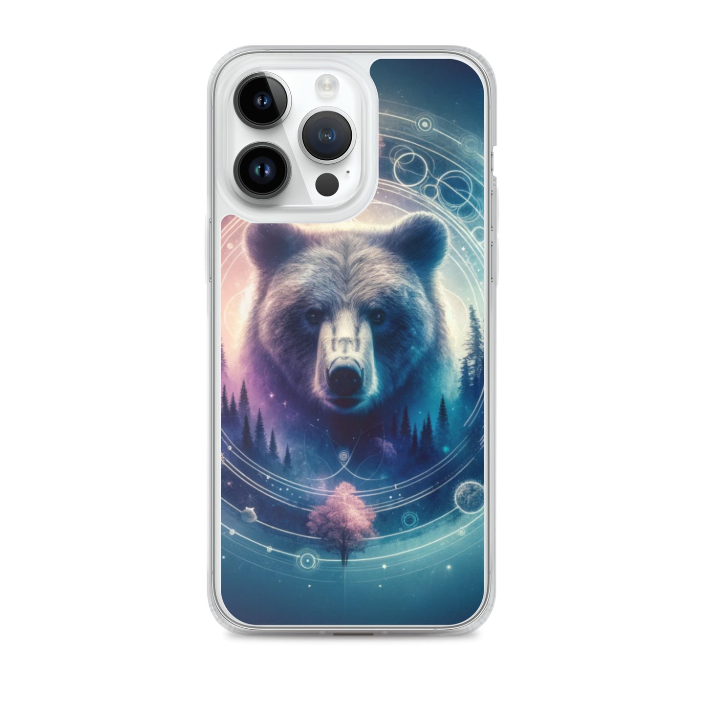 Clear iPhone Case - Dreamy Bear