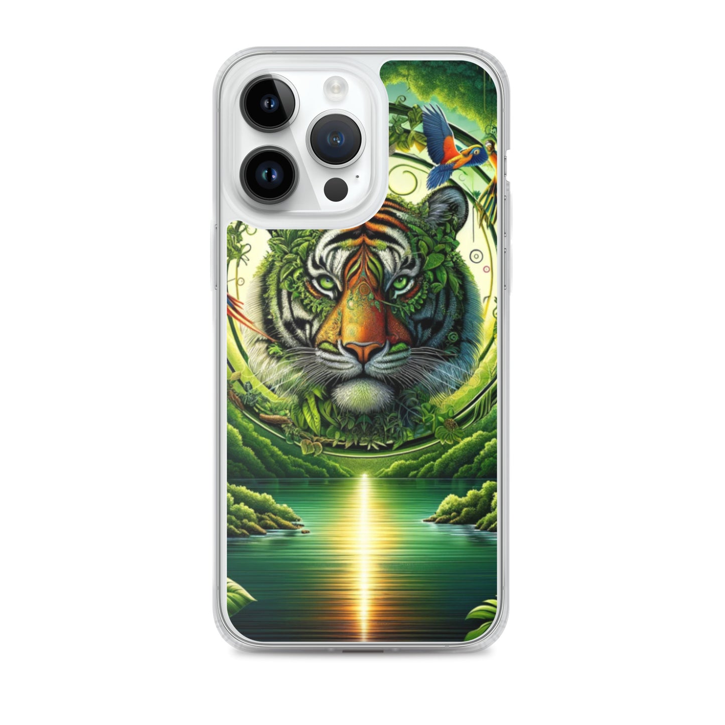 Clear iPhone Case - Vibrant & Natural Tiger