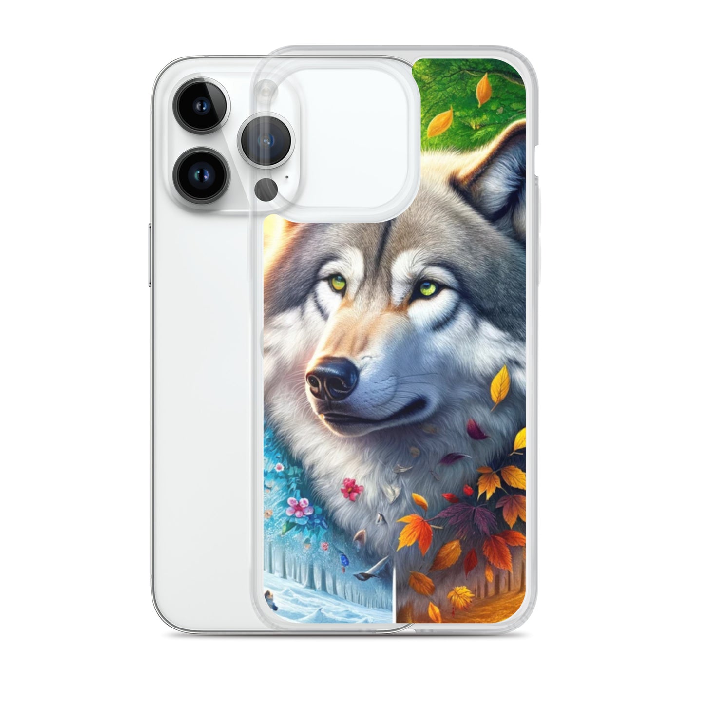Clear iPhone Case - Wolves of the Wild