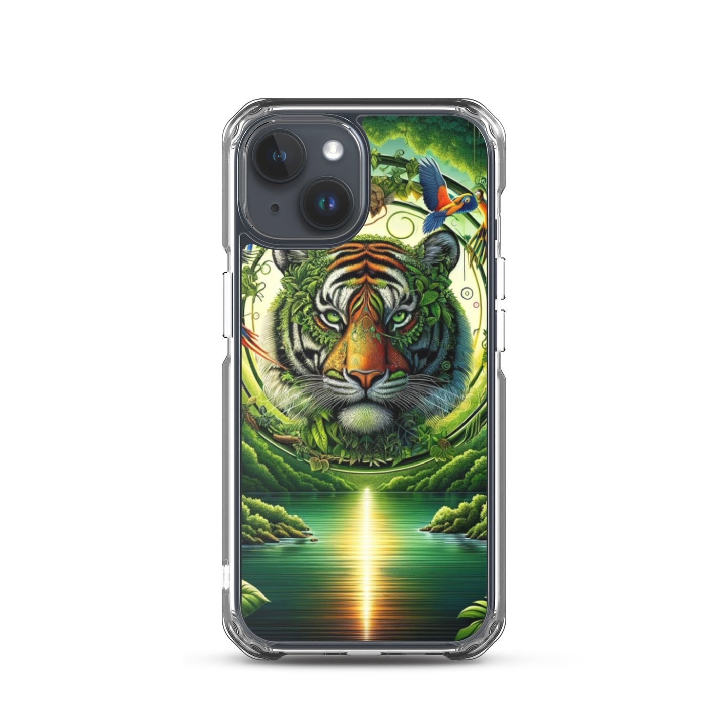 Clear iPhone Case - Vibrant & Natural Tiger