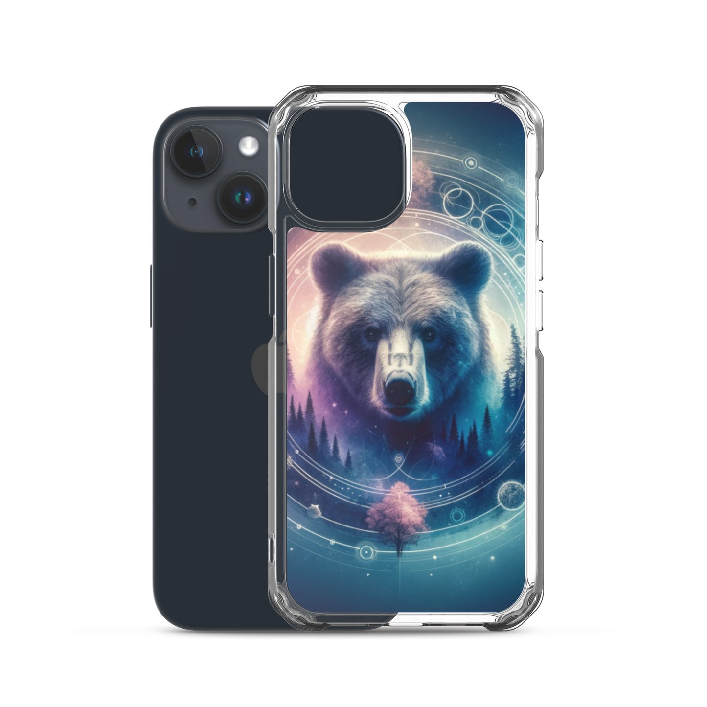 Clear iPhone Case - Dreamy Bear