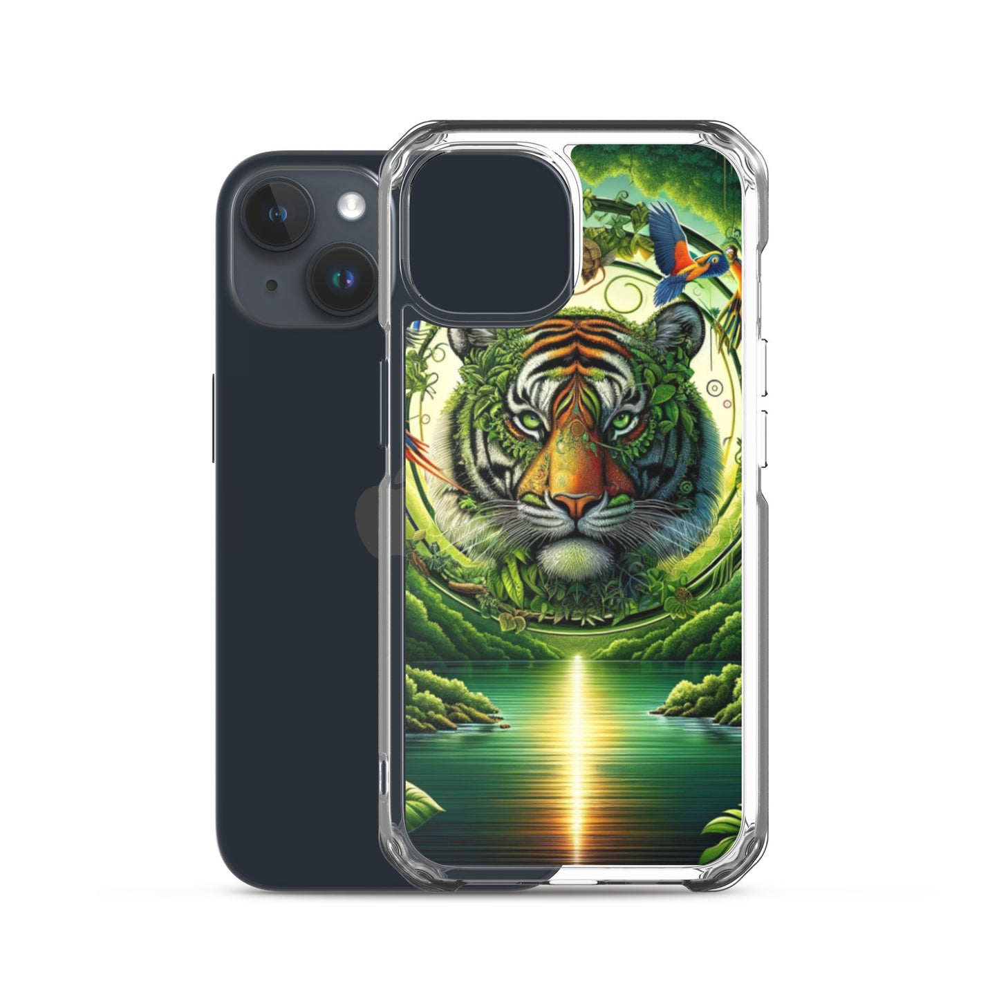 Clear iPhone Case - Vibrant & Natural Tiger