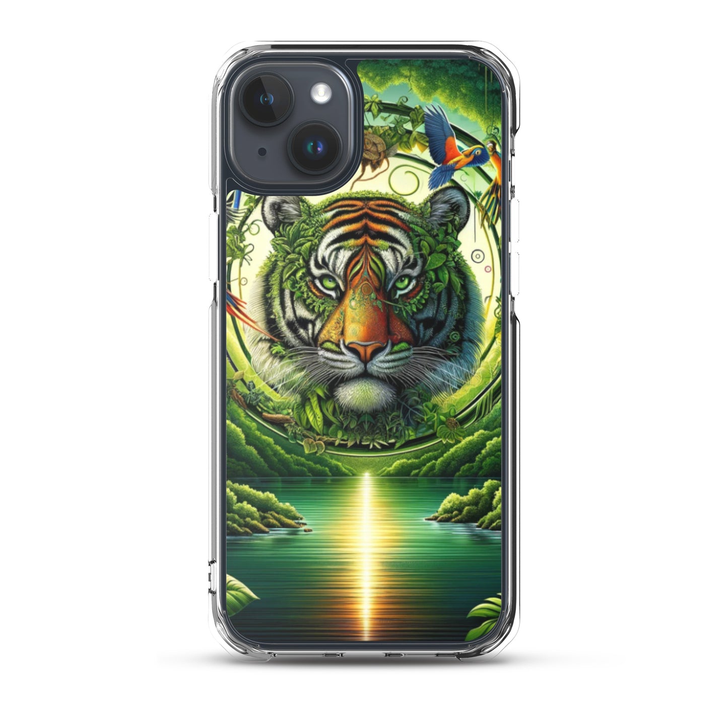 Clear iPhone Case - Vibrant & Natural Tiger