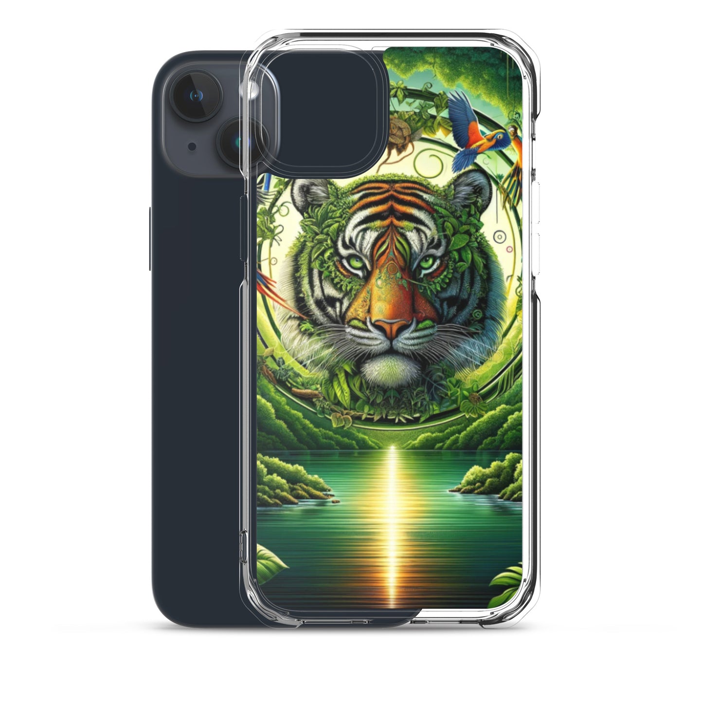Clear iPhone Case - Vibrant & Natural Tiger