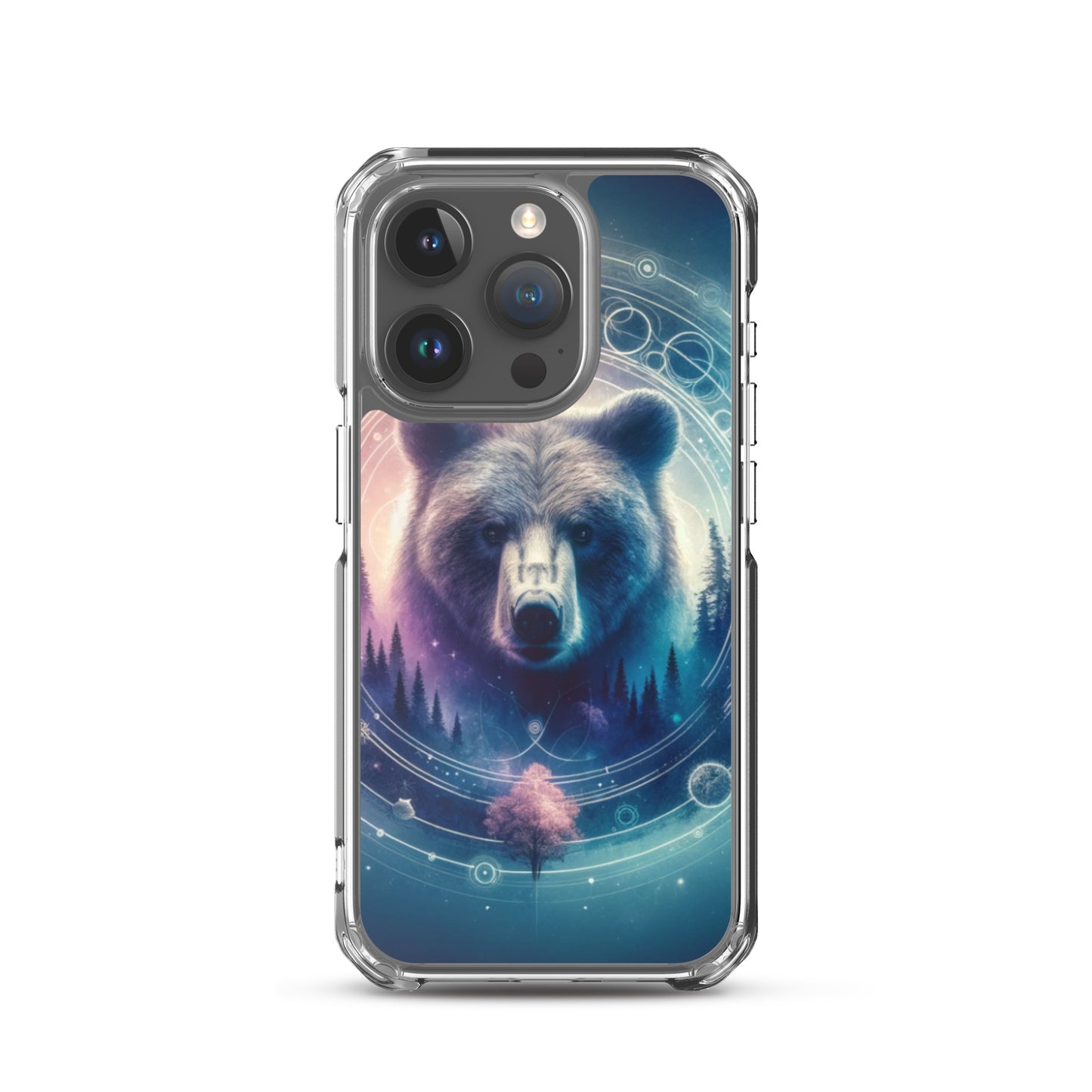 Clear iPhone Case - Dreamy Bear