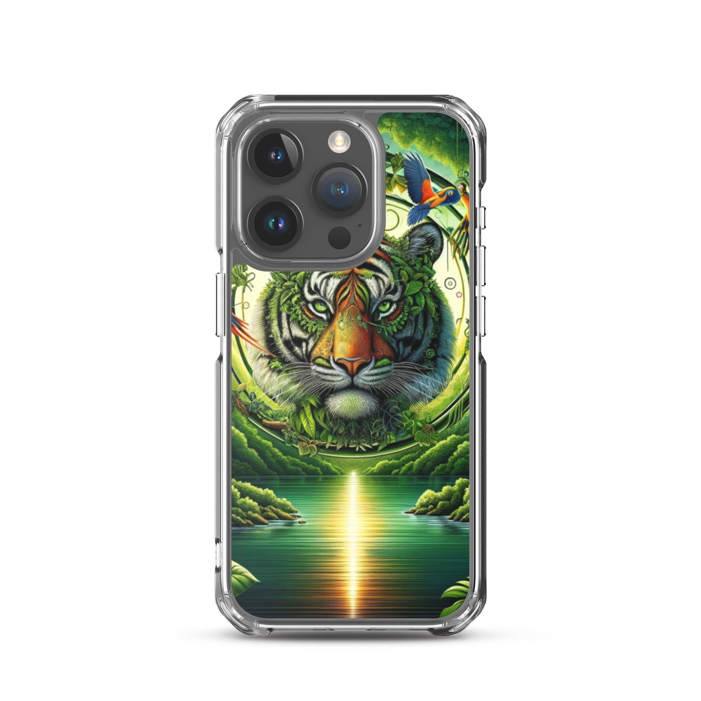Clear iPhone Case - Vibrant & Natural Tiger