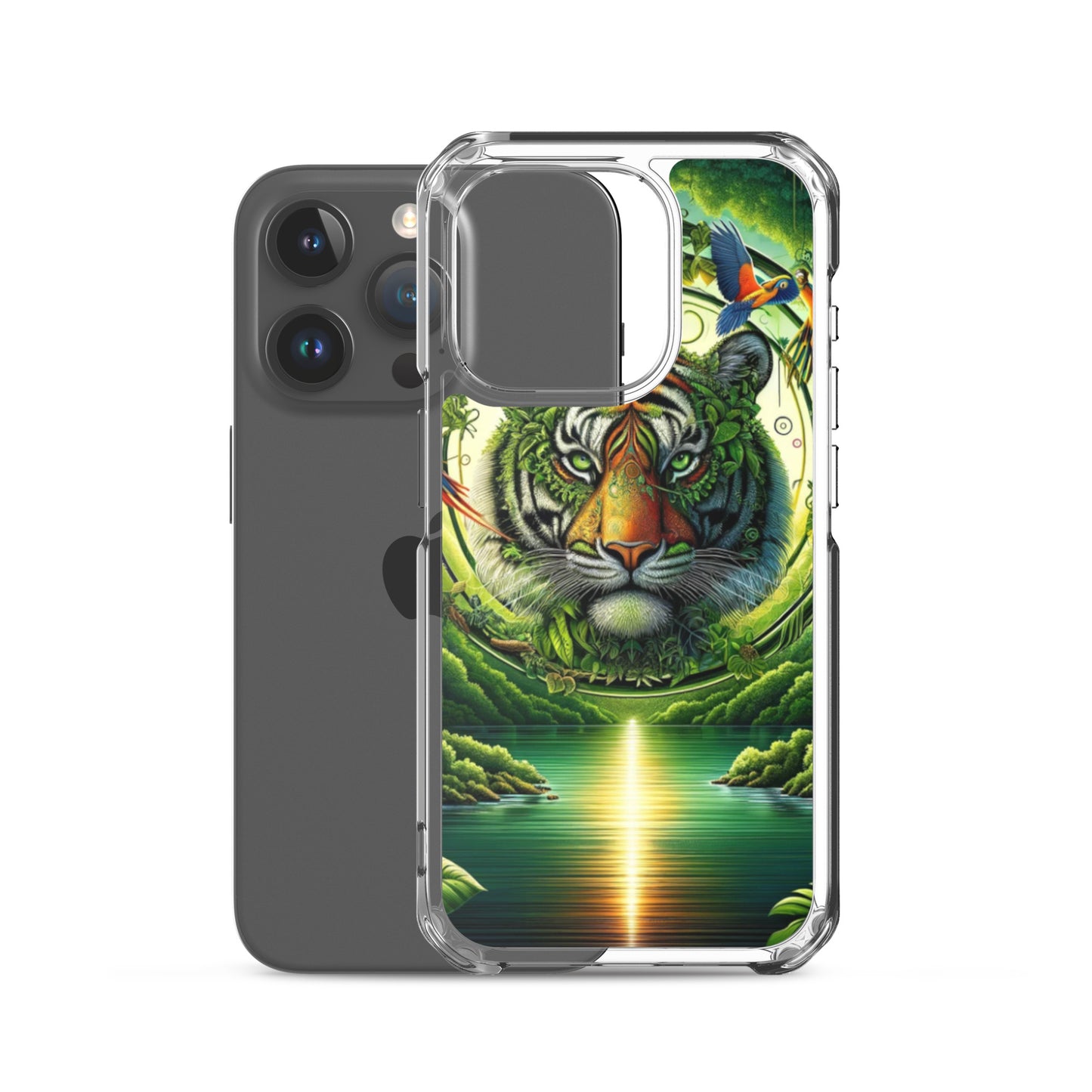 Clear iPhone Case - Vibrant & Natural Tiger
