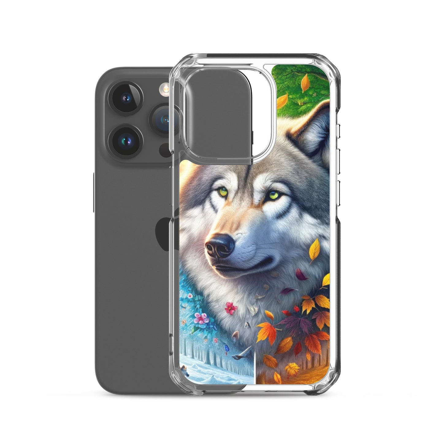 Clear iPhone Case - Wolves of the Wild