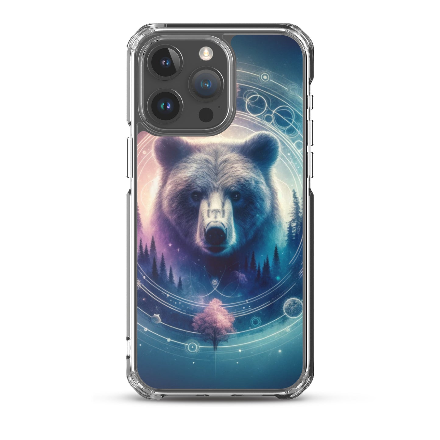 Clear iPhone Case - Dreamy Bear