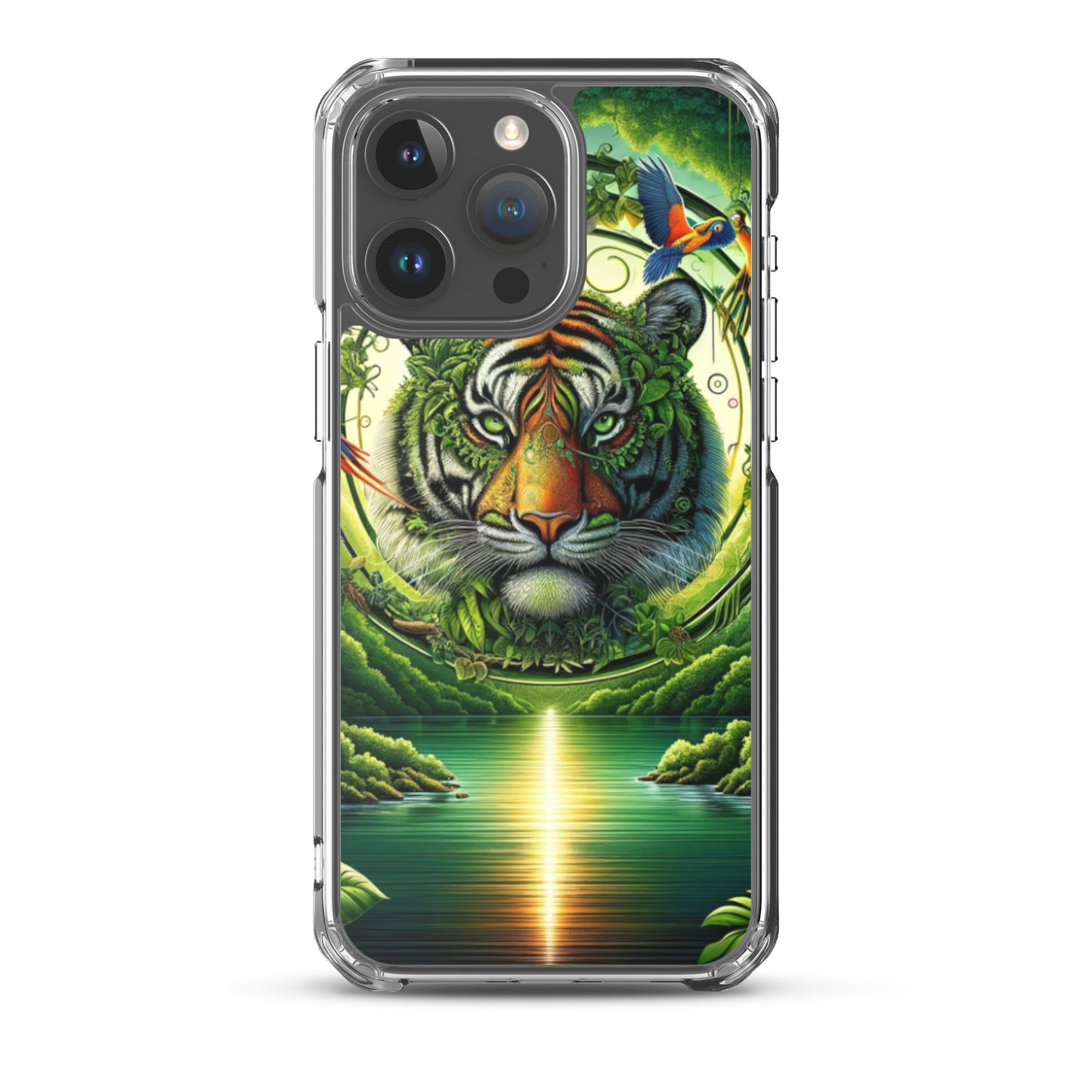 Clear iPhone Case - Vibrant & Natural Tiger
