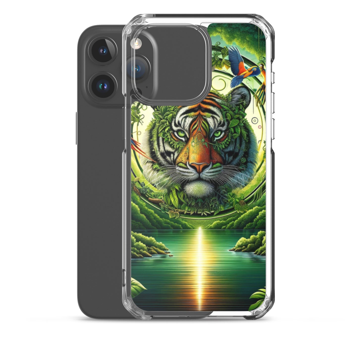 Clear iPhone Case - Vibrant & Natural Tiger