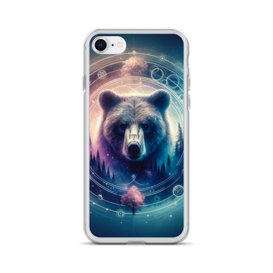 Clear iPhone Case - Dreamy Bear