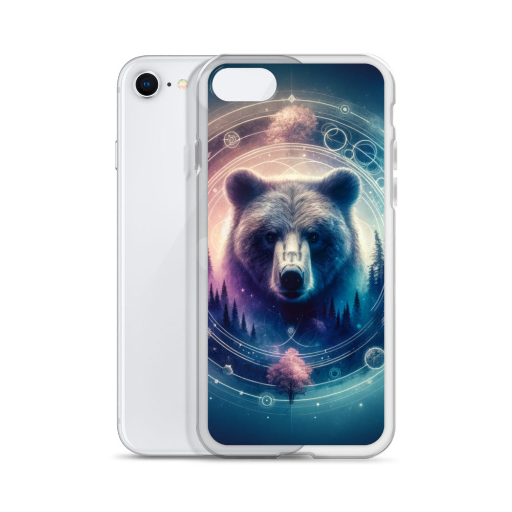 Clear iPhone Case - Dreamy Bear