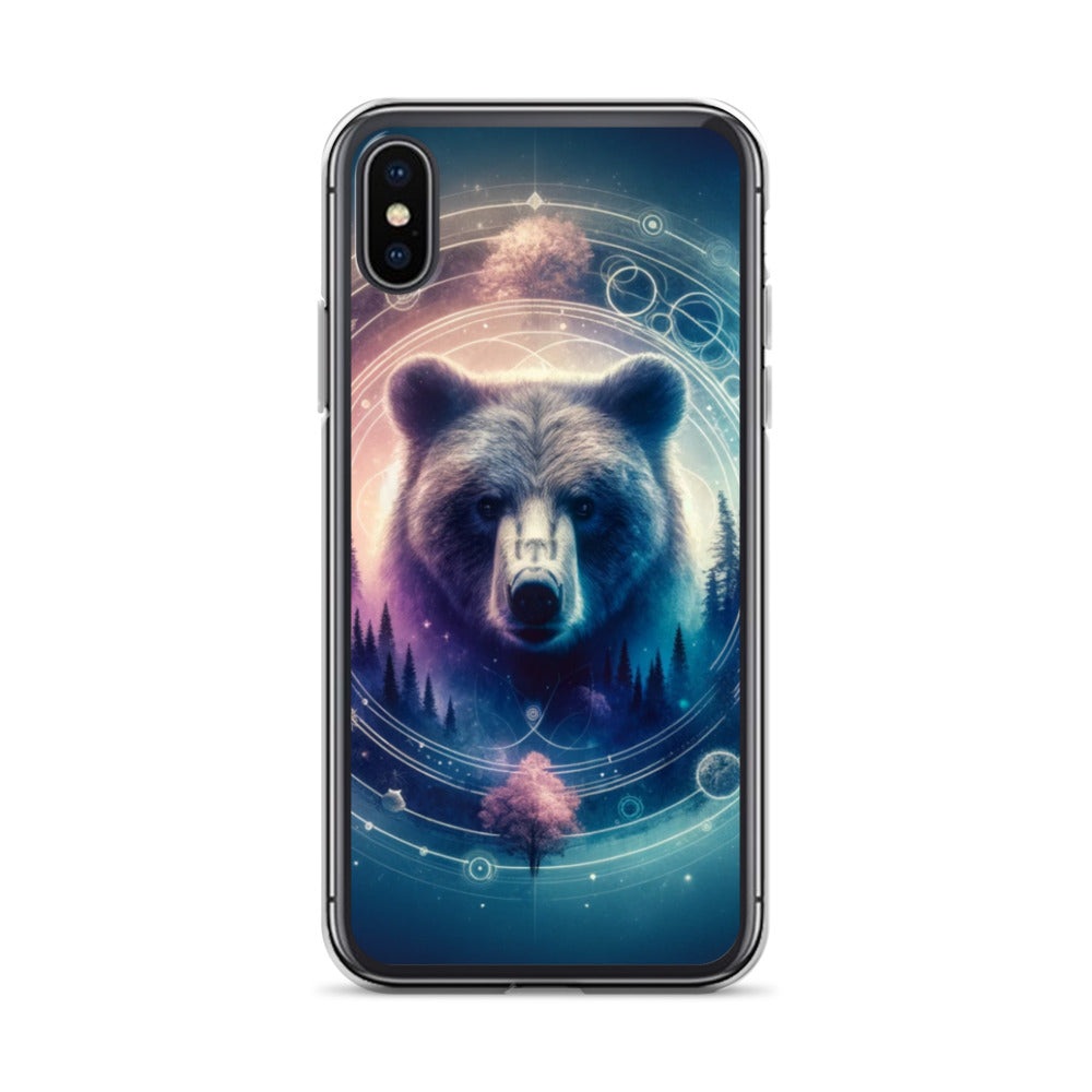 Clear iPhone Case - Dreamy Bear