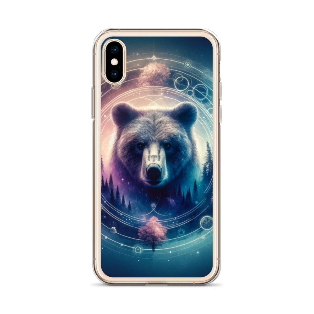 Clear iPhone Case - Dreamy Bear
