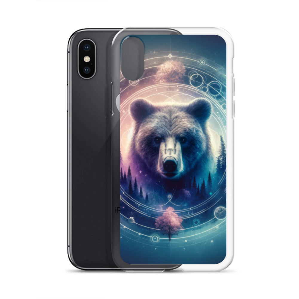 Clear iPhone Case - Dreamy Bear