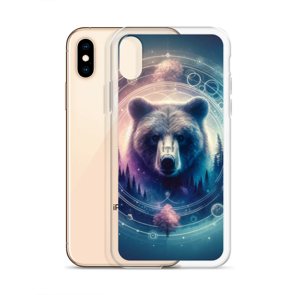 Clear iPhone Case - Dreamy Bear