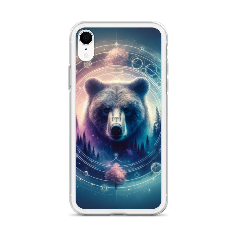 Clear iPhone Case - Dreamy Bear