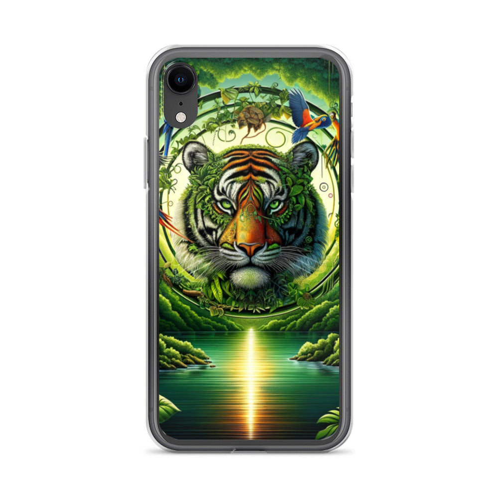Clear iPhone Case - Vibrant & Natural Tiger