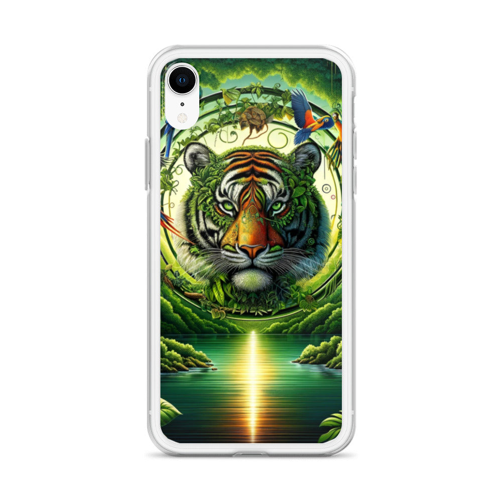 Clear iPhone Case - Vibrant & Natural Tiger