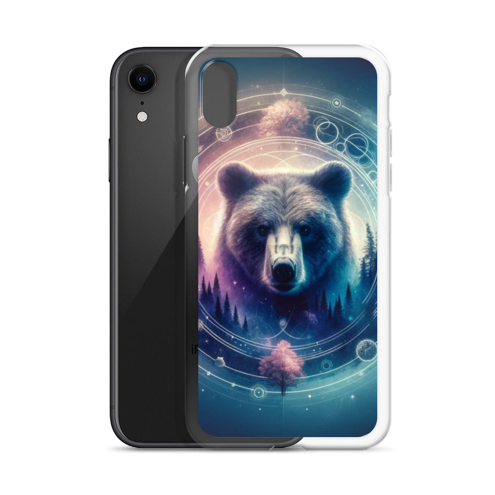 Clear iPhone Case - Dreamy Bear