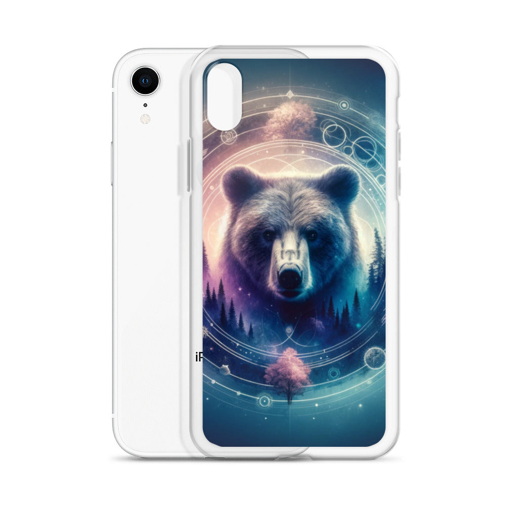 Clear iPhone Case - Dreamy Bear