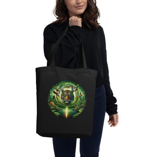 Eco Tote Bag - Vibrant & Natural Tiger