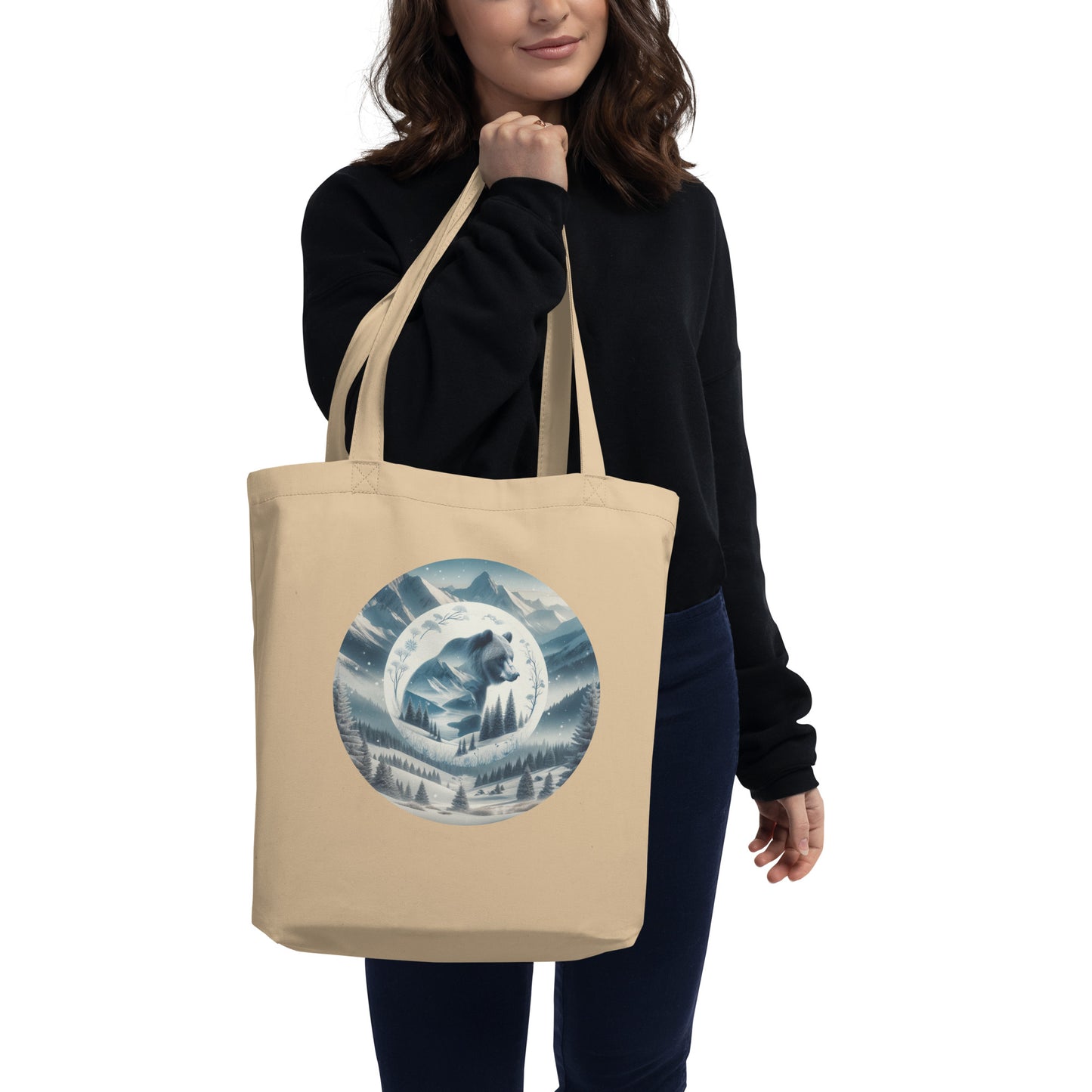 Eco Tote Bag - Snowy Bear