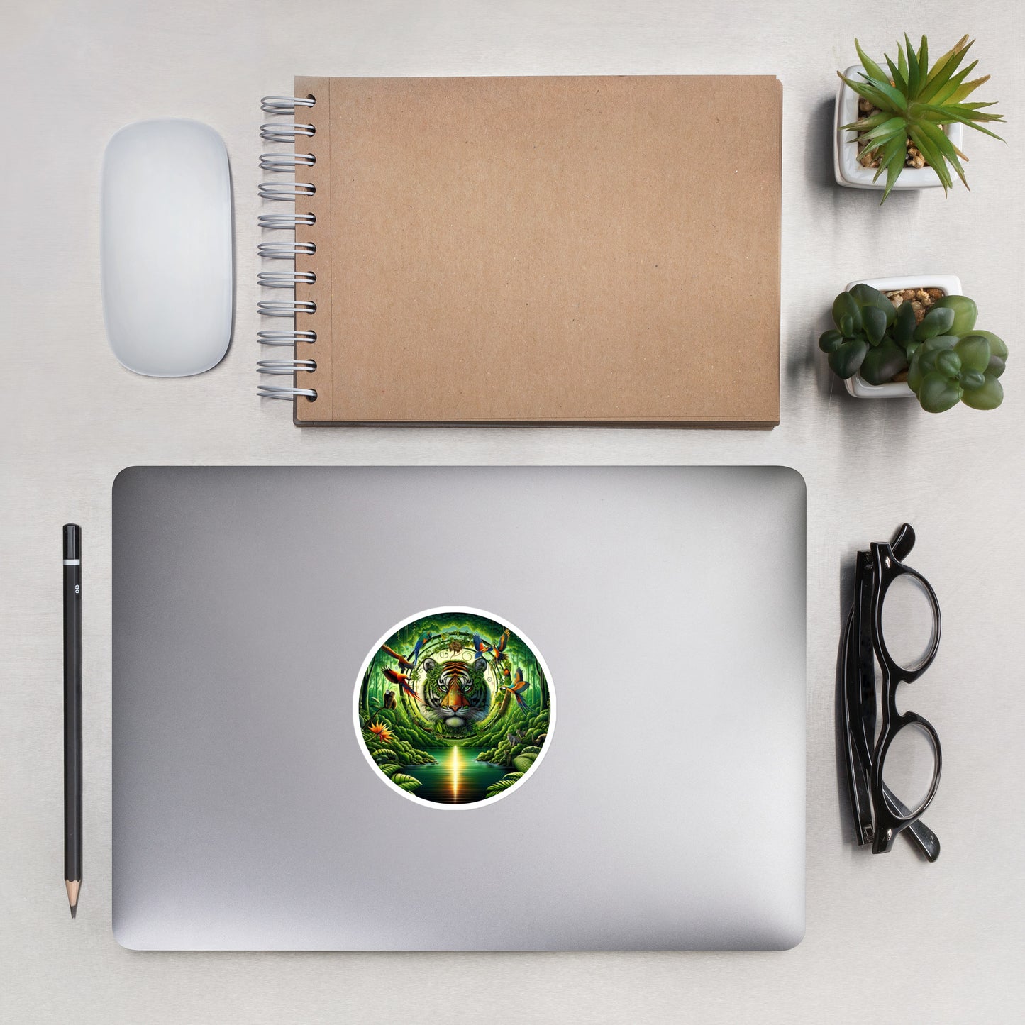 Sticker - Vibrant & Natural Tiger