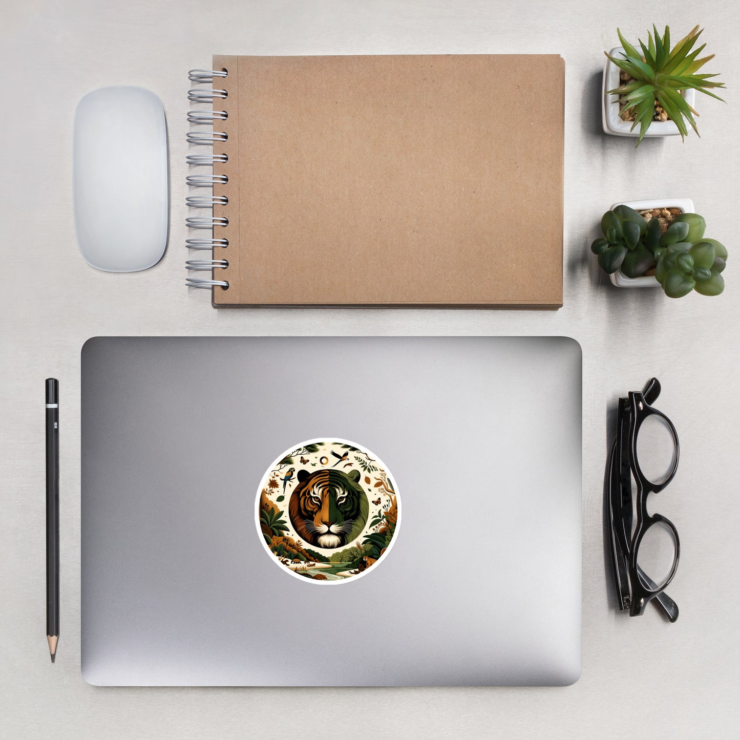 Sticker - Earthy & Warm Tiger