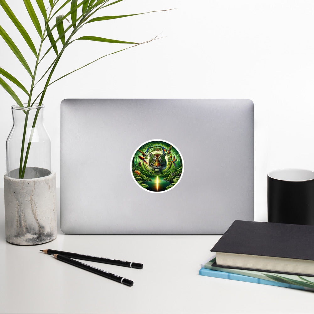 Sticker - Vibrant & Natural Tiger