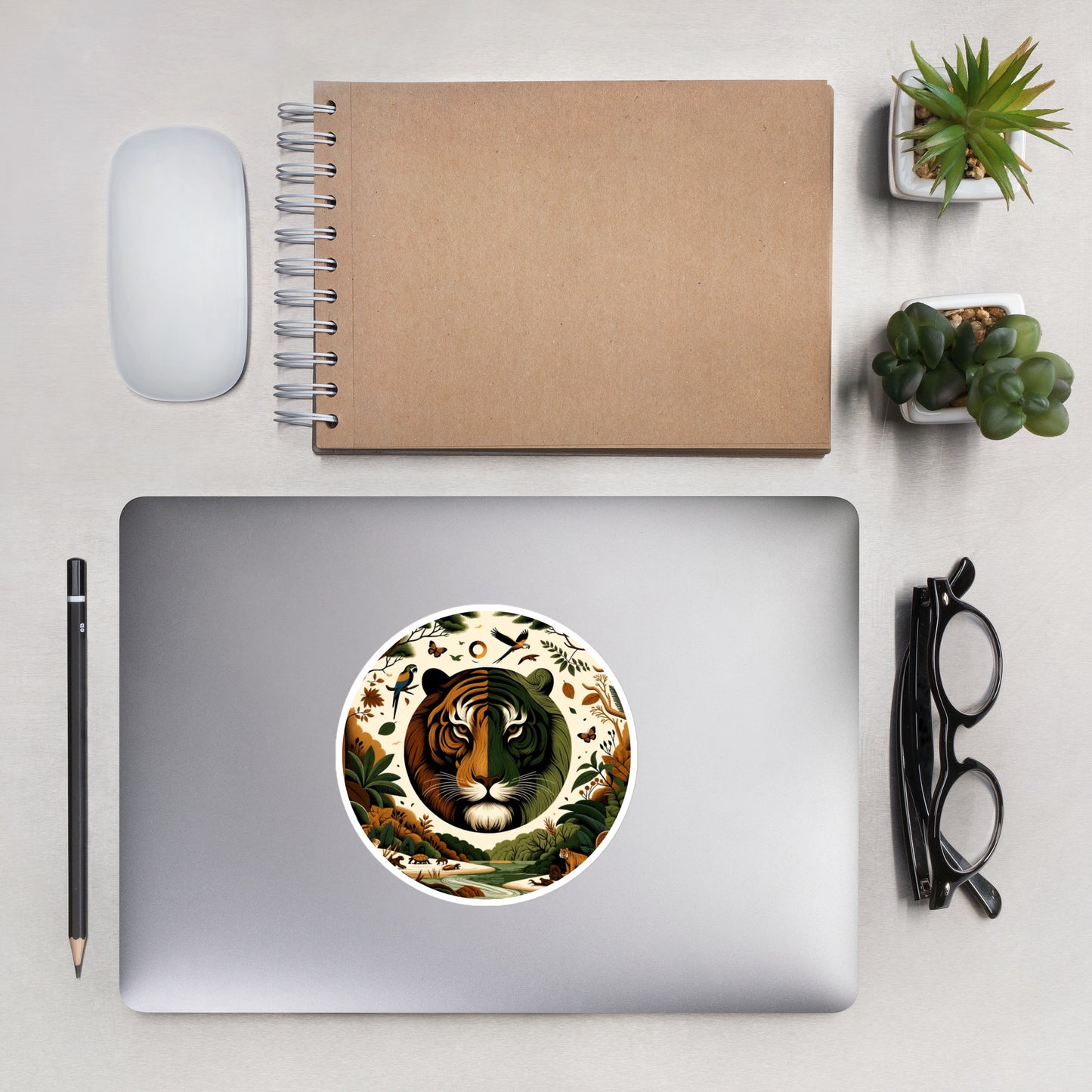 Sticker - Earthy & Warm Tiger