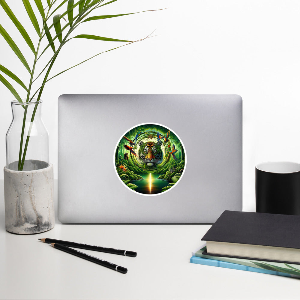 Sticker - Vibrant & Natural Tiger