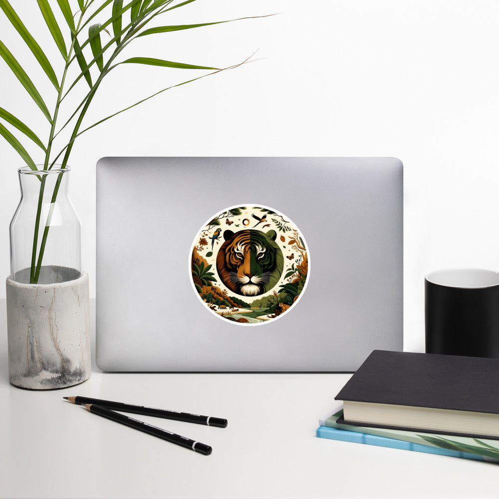 Sticker - Earthy & Warm Tiger