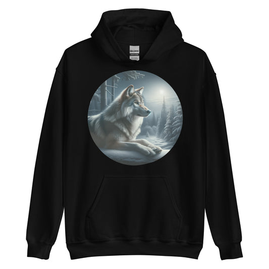 Wolf at Night Hoodie